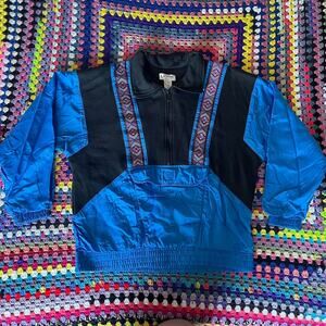 Vintage pullover windbreaker